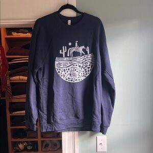 Never Worn Gregory Alan Isakov Appaloosa Woodblock Sweatshirt Sz XL